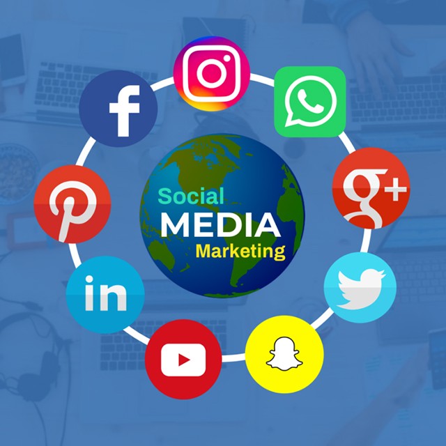 social media marketing icons